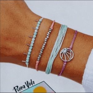 New Pura Vida Bracelet Set Beach Waves